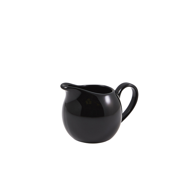 Jug porcelain black – 140 ml (6 pcs.)