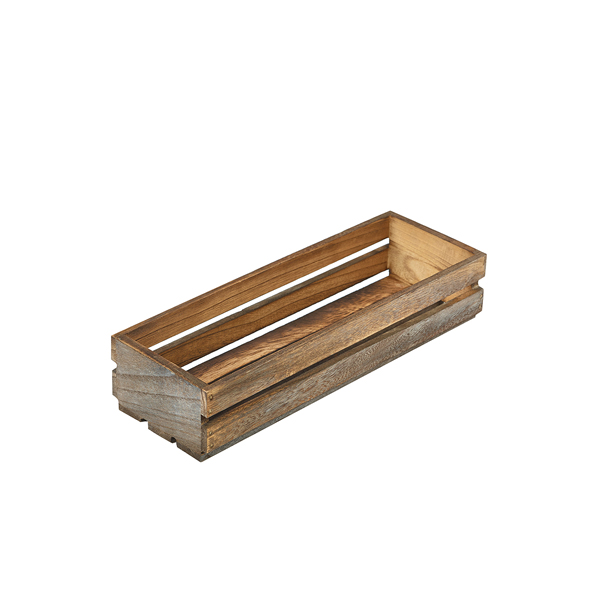 Rustic Wooden Crate - 34x12x7cm Rustic Wooden Crate - 34x12x7cm