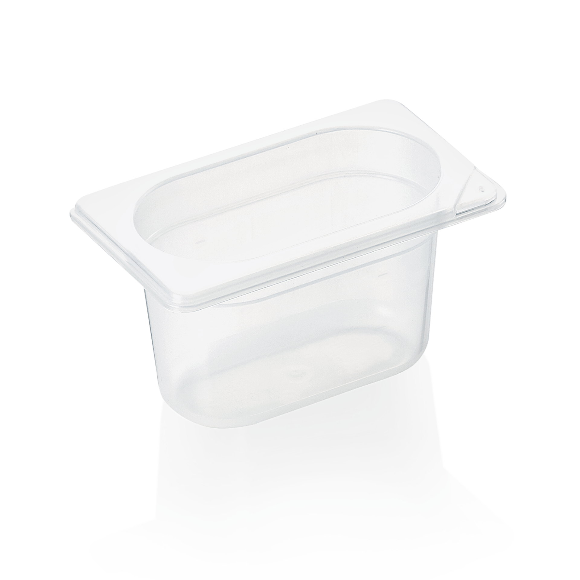 GN 1/9 container with scale, with lid, polypropylene - H 10cm (GN 89 series) GN 1/9 container with scale, with lid, polypropylene - H 10cm (GN 89 series)
