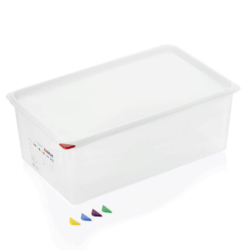 GN Container 1/1 set incl. lid, PP - 28l / H 20cm