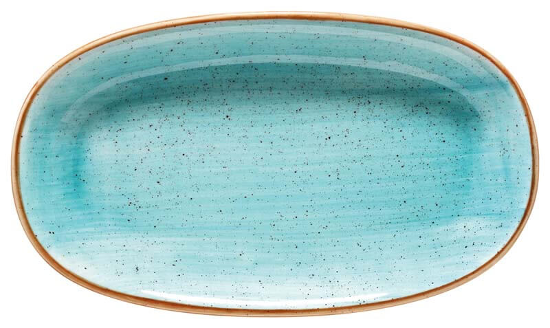 Bonna Aura Aqua Gourmet Oval plate 19x11cm turquoise - 12 pcs. Bonna Aura Aqua Gourmet Oval plate 19x11cm turquoise - 12 pcs.