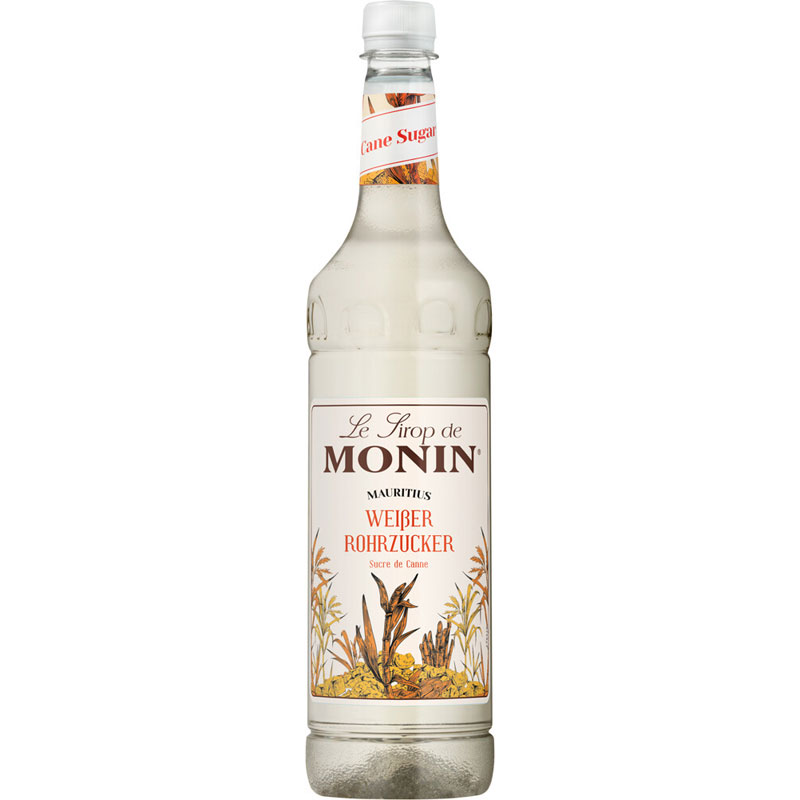 Cane sugar - Monin Syrup, PET bottle (1,0l) Cane sugar - Monin Syrup, PET bottle (1,0l)