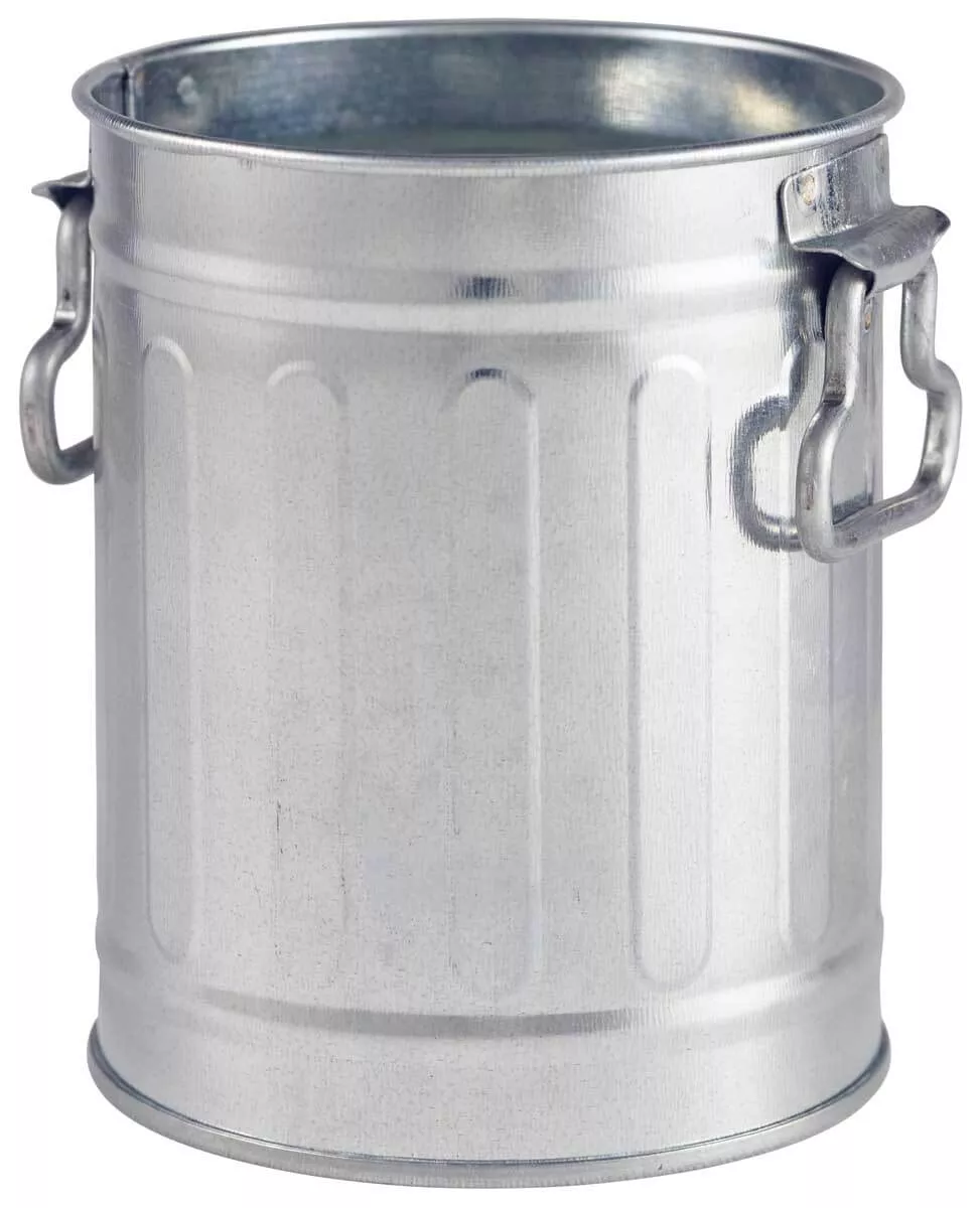 Mini bin, galv. steel - 11cm Mini bin, galv. steel - 11cm