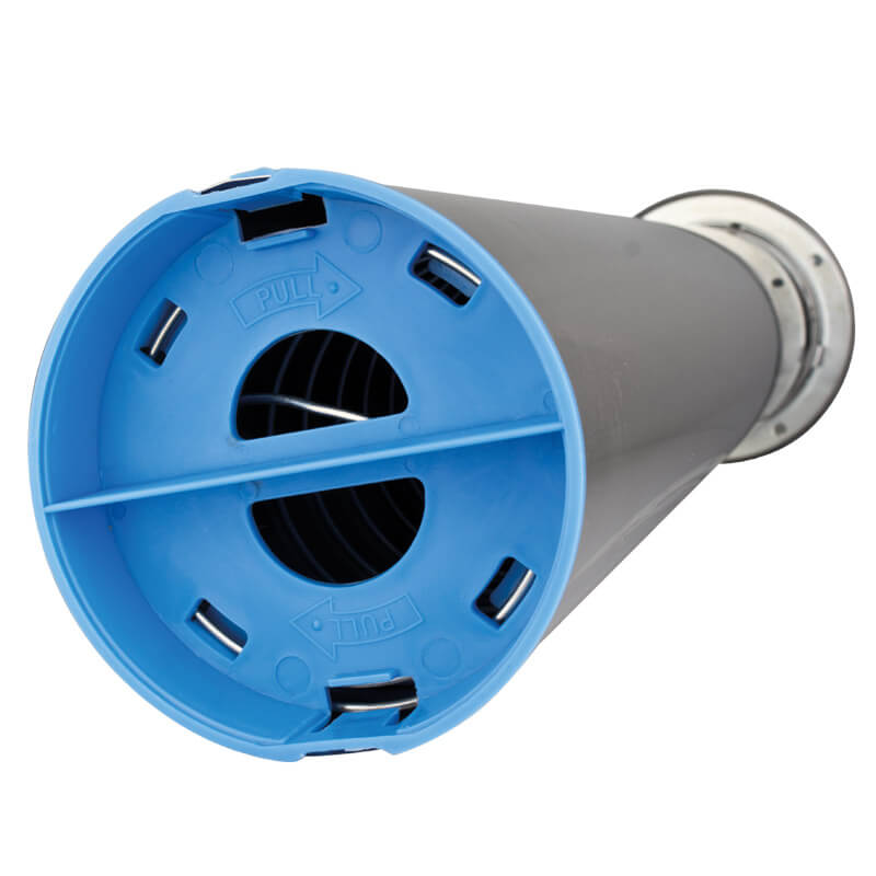 Cup dispenser, stainless steel, horizontal - medium (70-98mm cups)