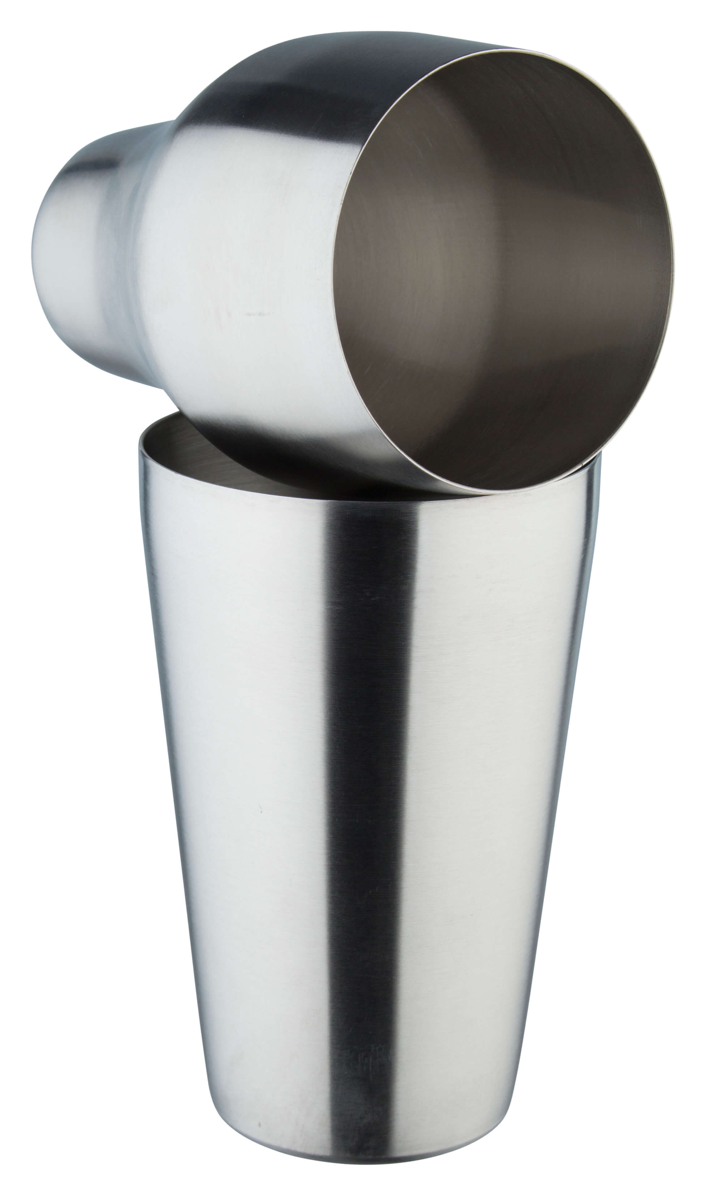 Cocktail shaker, BAR AID, dull stainless steel, twopartite (500ml)