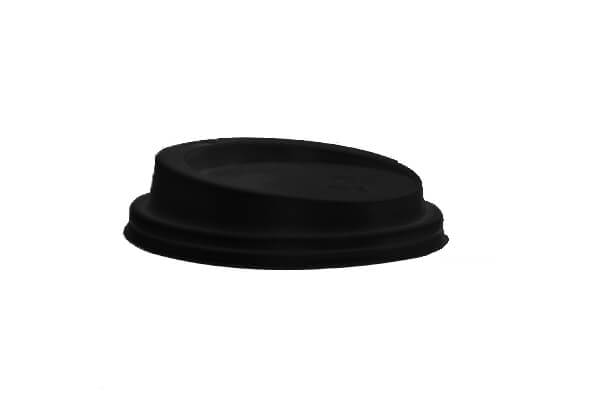 0,2l Coffee cup lid black, Eco - 1000 pcs.