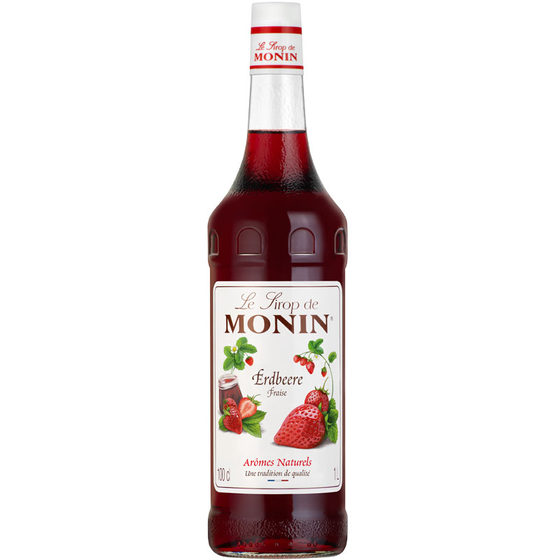 Strawberry - Monin Syrup (1,0l) Strawberry - Monin Syrup (1,0l)