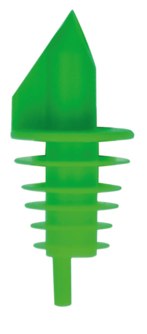 Pourer, plastic, medium - neon green