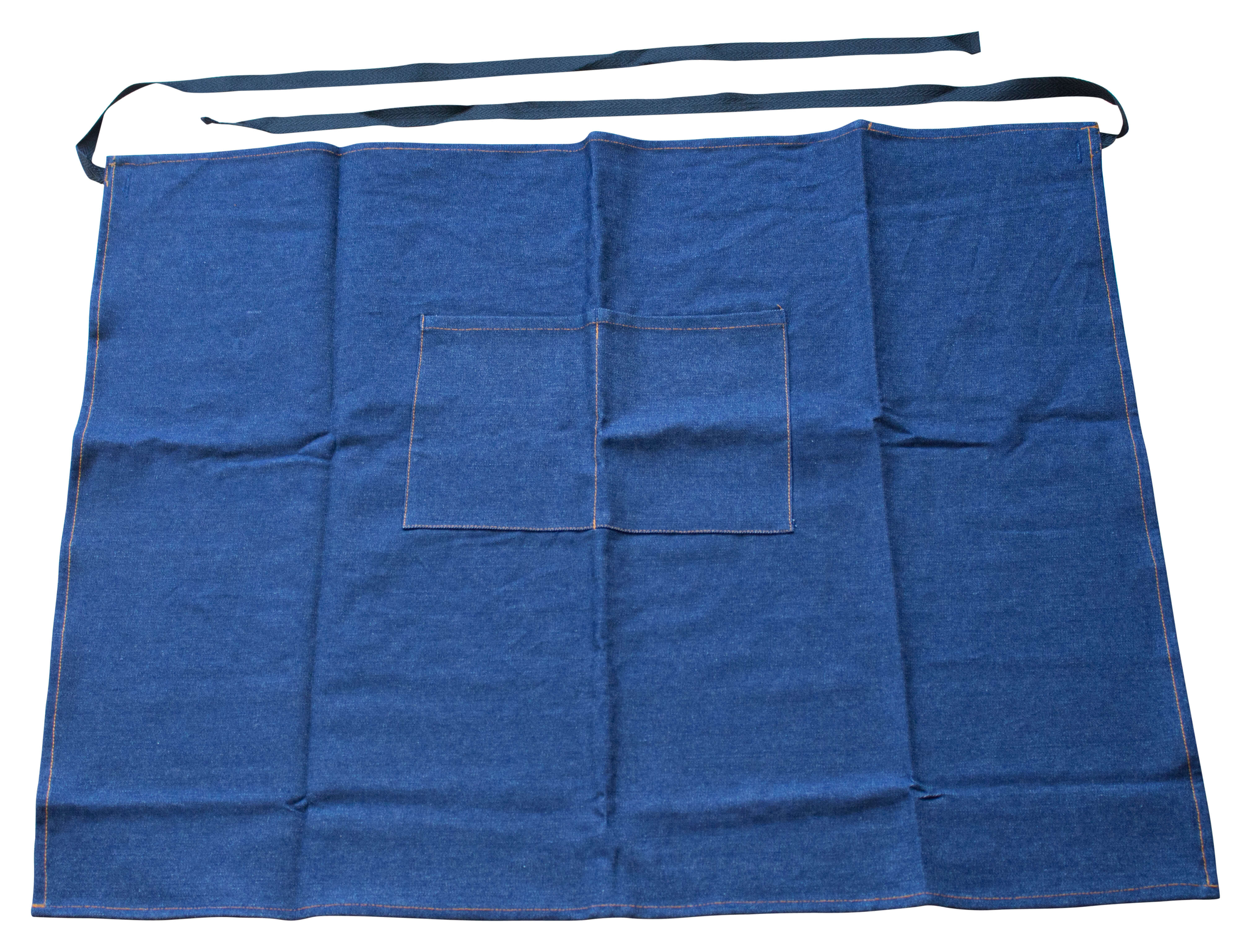 Bar Apron, denim, 70x90cm - dark blue