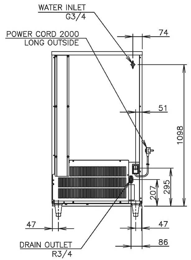 Hoshizaki IM-100NE-HC (L-cube) Hoshizaki IM-100NE-HC (L-cube)