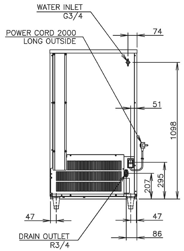 Hoshizaki IM-100NE-HC (L cubes)