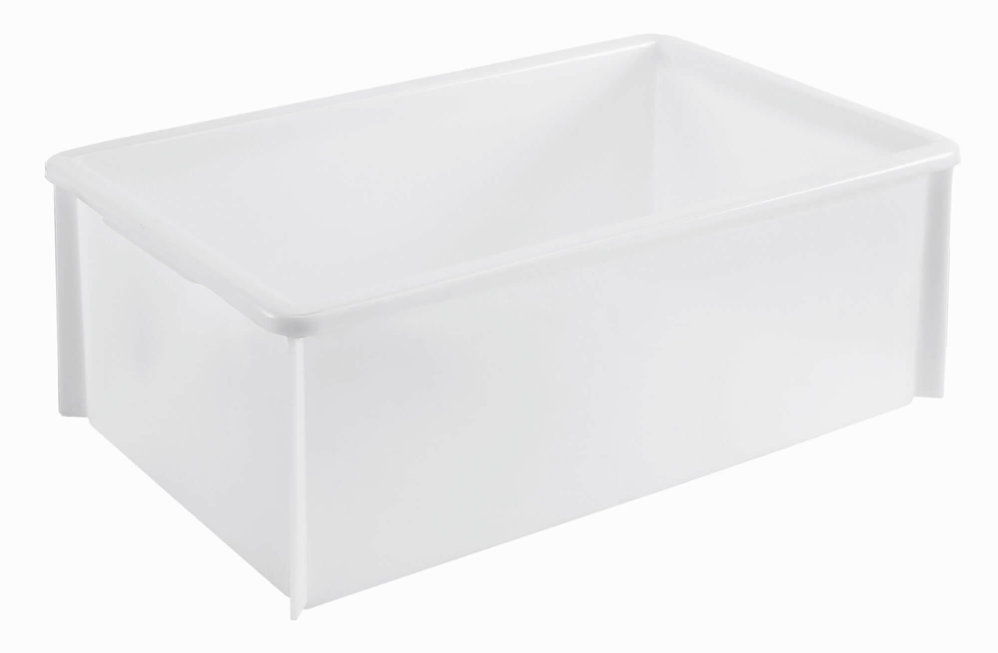 Stacking and transport container Classic white - 580x360x215mm (35l)