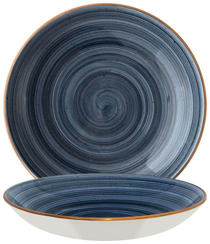 Bonna Aura Dusk Bloom Deep plate 25cm blue - 6 pcs. Bonna Aura Dusk Bloom Deep plate 25cm blue - 6 pcs.