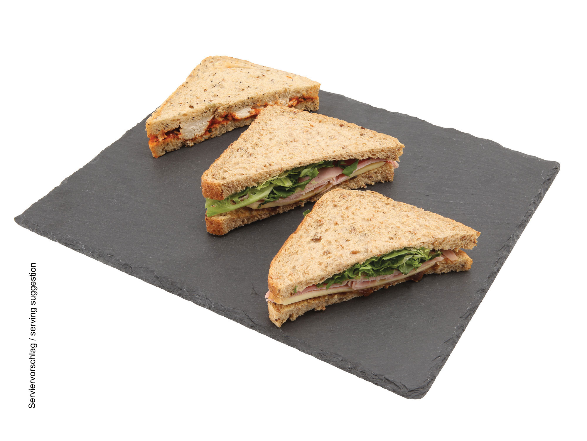 Slate serving plate, square - various sizes