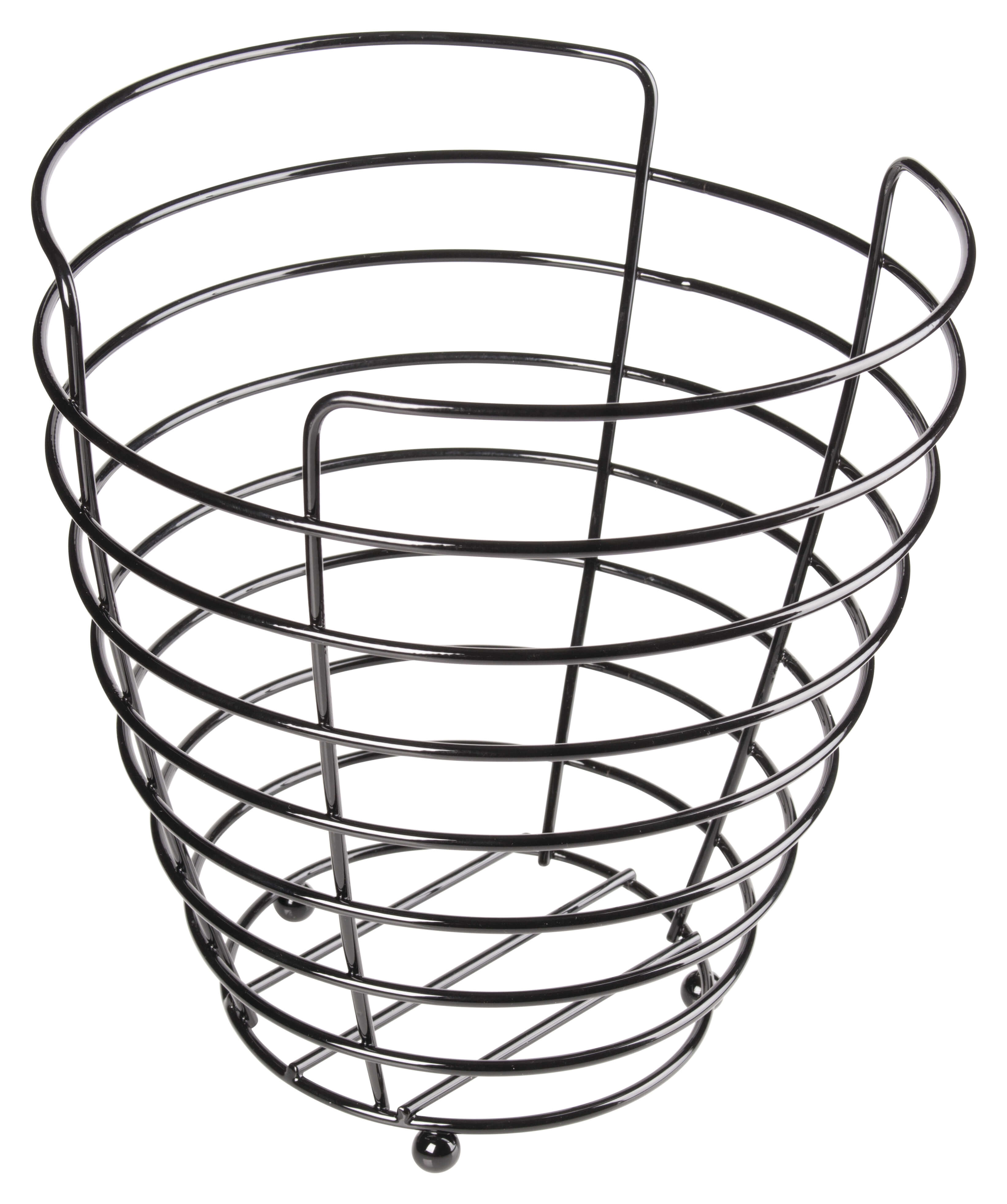 Fruit basket rings, black - 25x23cm