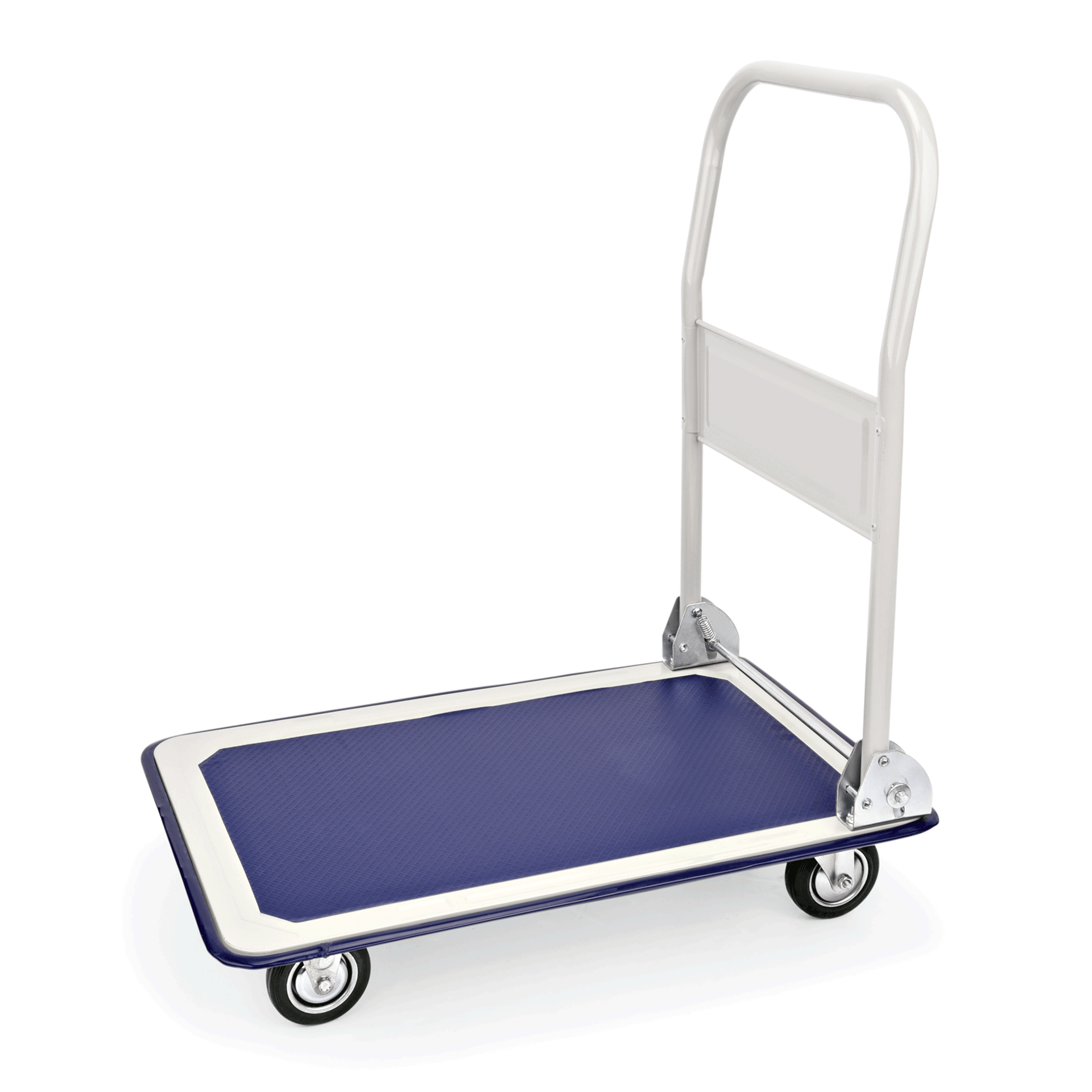 Platform trolley stainless steel, polypropylene - 74x48x84cm Platform trolley stainless steel, polypropylene - 74x48x84cm