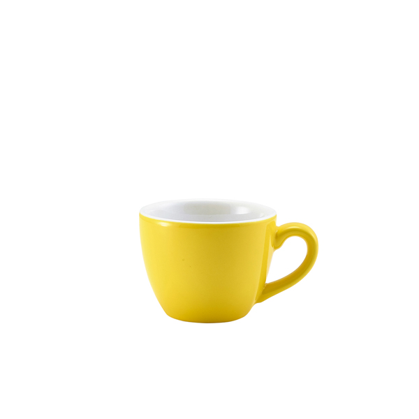 Espresso cup porcelain yellow – 90 ml (6 pcs.)