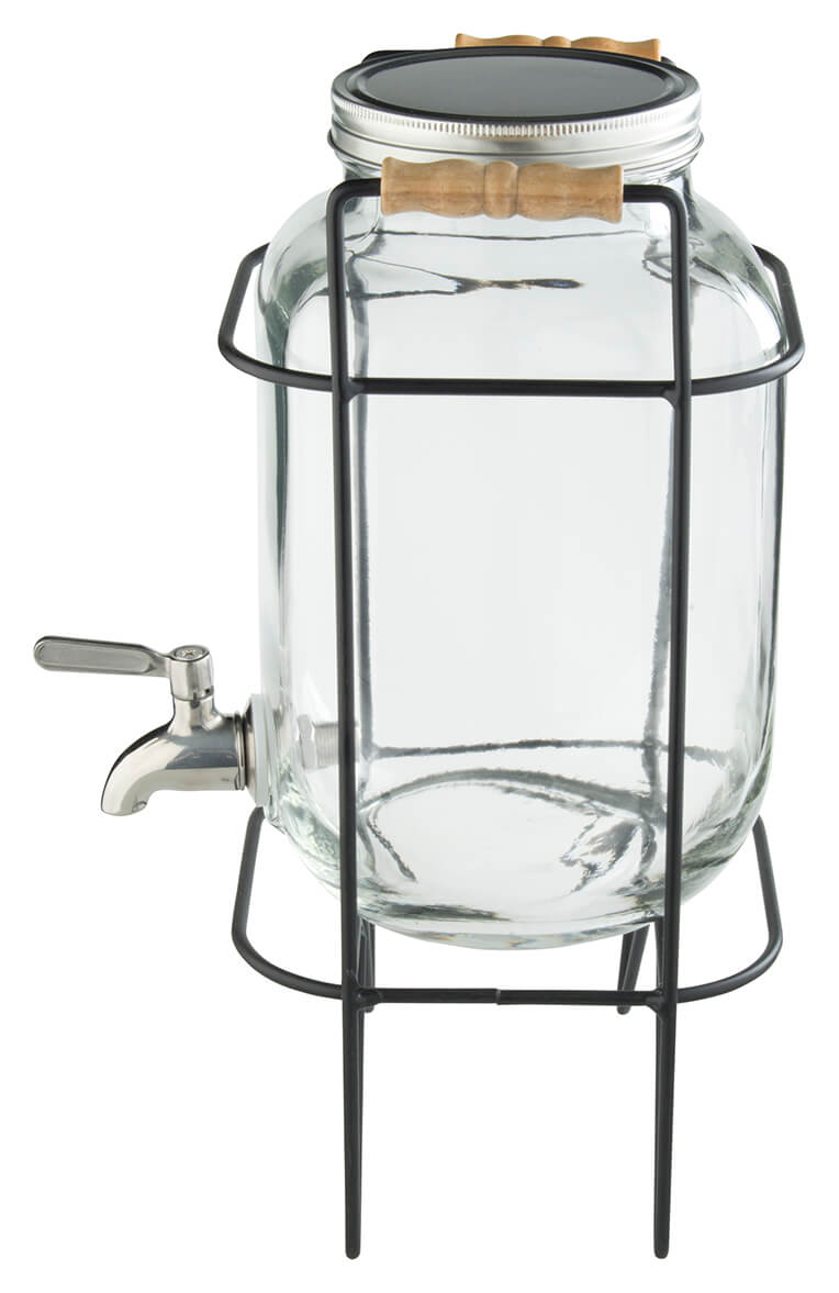 Glass dispenser with mount, Prime Bar - 4l