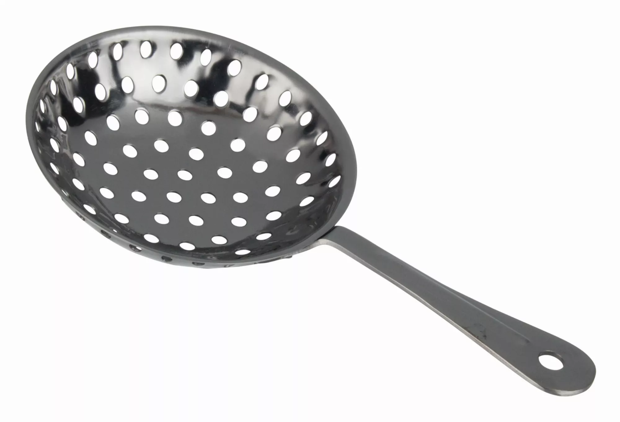 Julep Strainer, gunmetal black - Prime Bar (8cm) Julep Strainer, gunmetal black - Prime Bar (8cm)