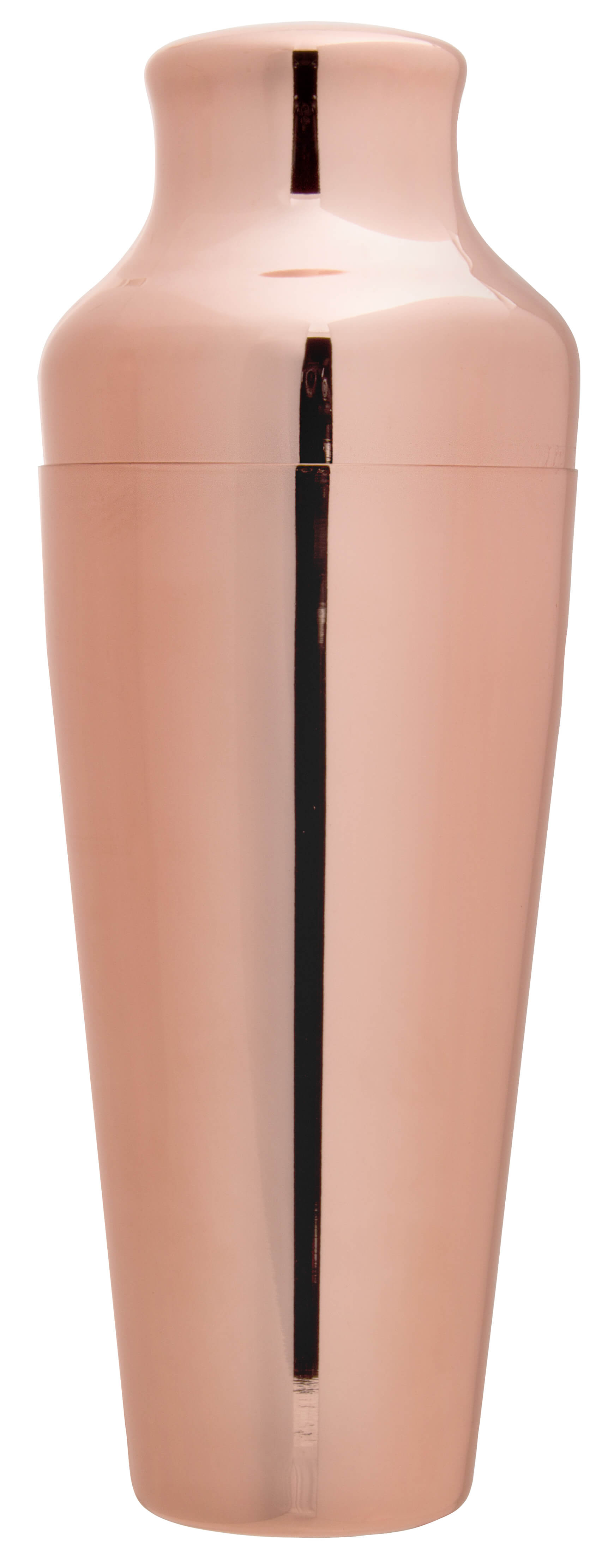 Cocktail Shaker Mezclar Art Deco, copper plated, twopartite (500ml)