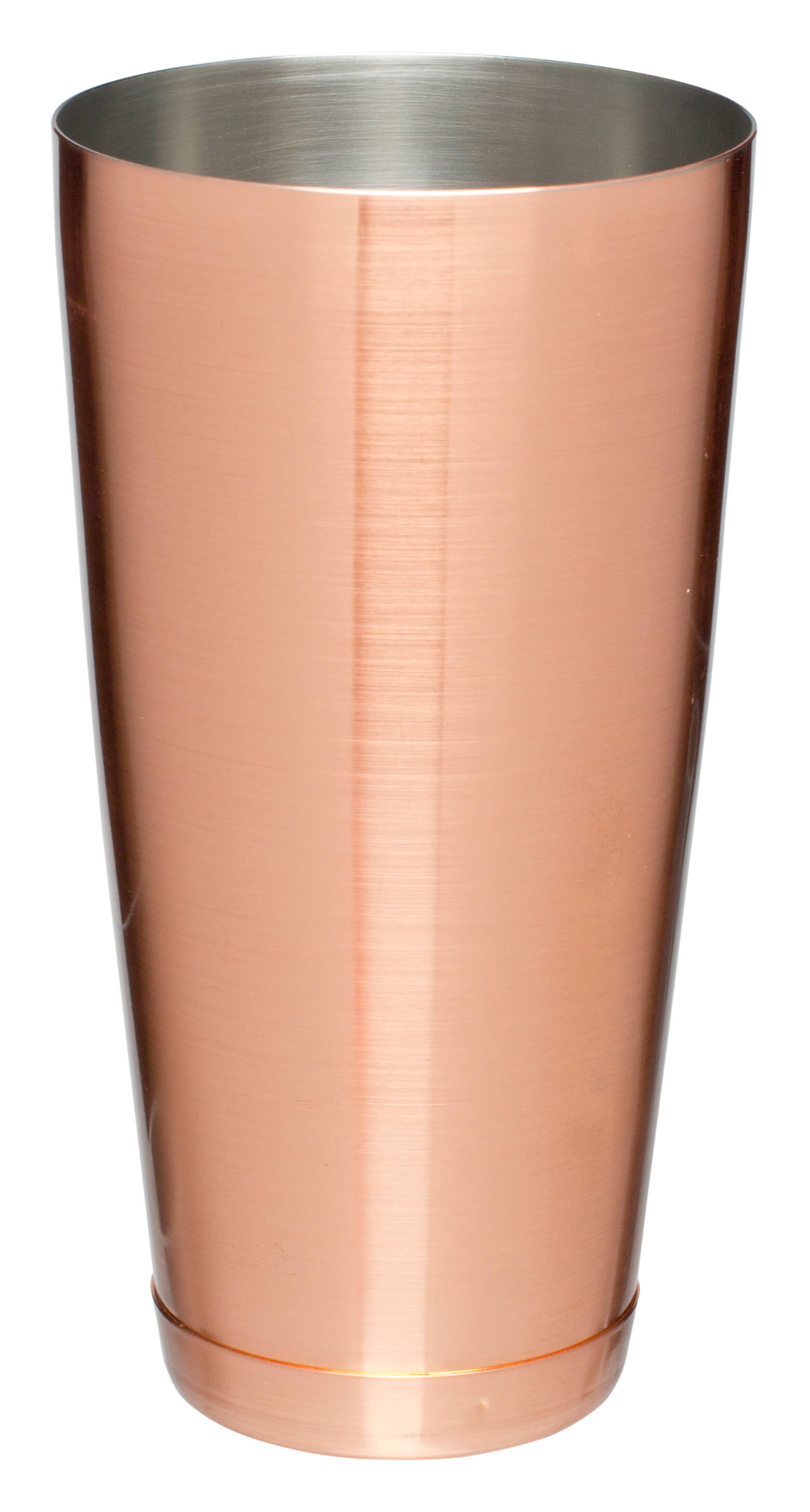 Boston Shaker with Bottom Cap - copper coloured
