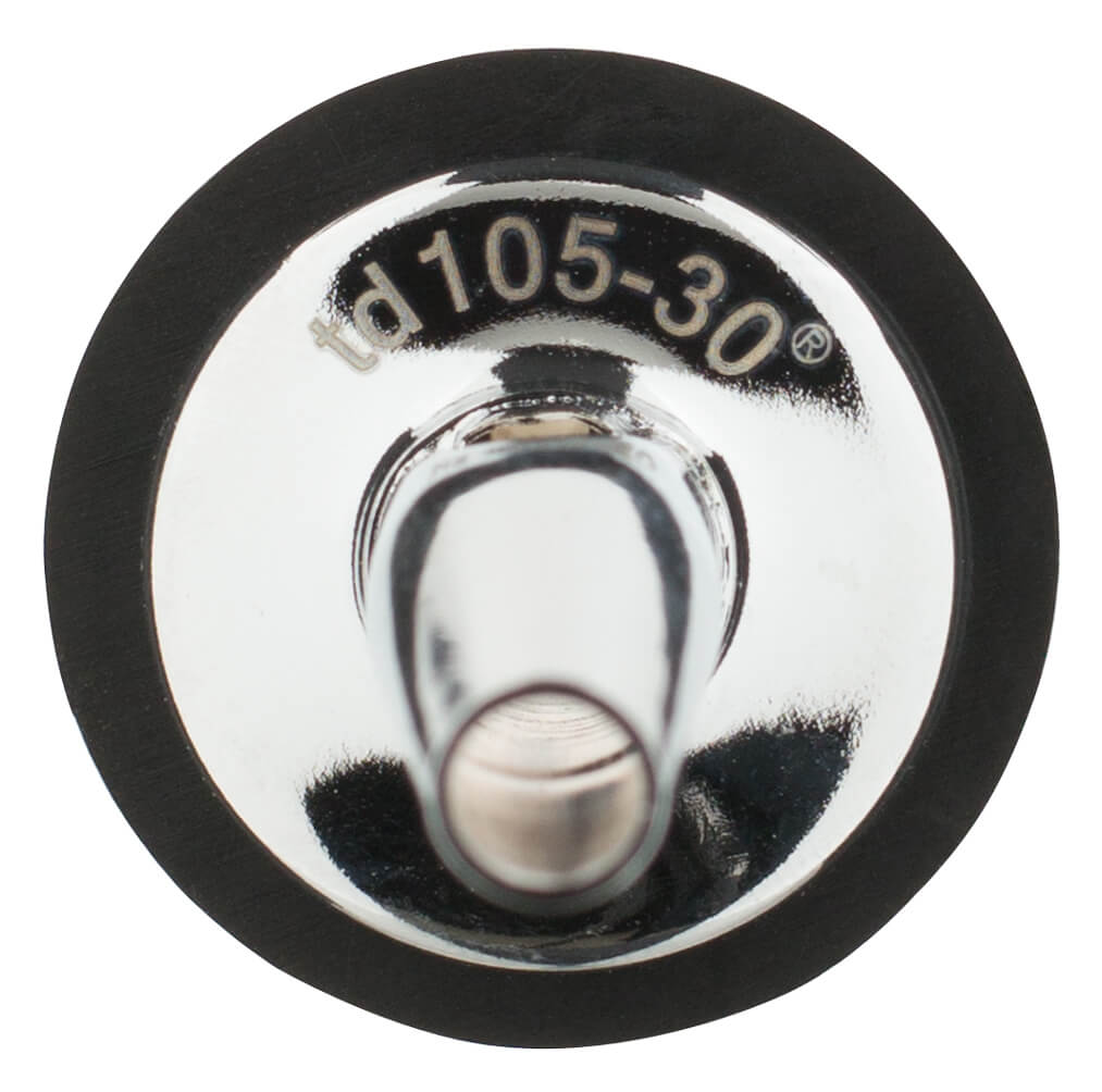 pourer "TD 105-30" black - chrome (medium flow)