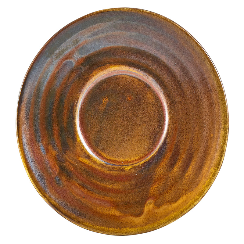 Saucer Terra Rustic Copper – 11,5 cm (6 pcs.)
