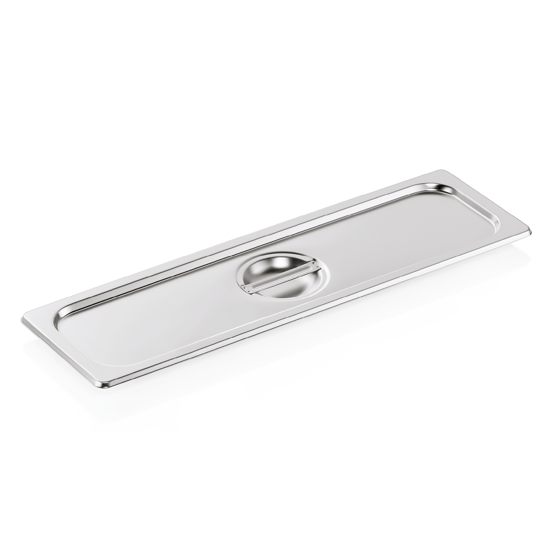 GN 2/4 lid, with spoon recess, CNS (GN CORE series) GN 2/4 lid, with spoon recess, CNS (GN CORE series)