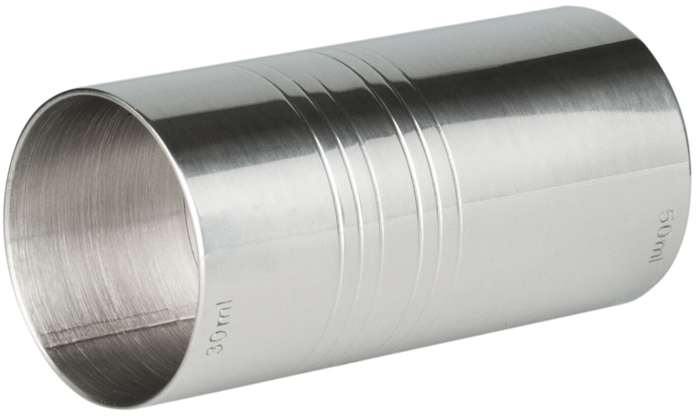 Jigger cylinder polished - stainless steel (30/50ml)
