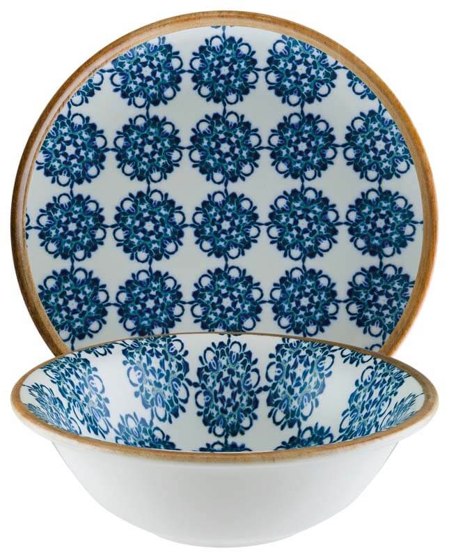 Bonna Lotus Gourmet Bowl 16cm blue - 12 pcs. Bonna Lotus Gourmet Bowl 16cm blue - 12 pcs.