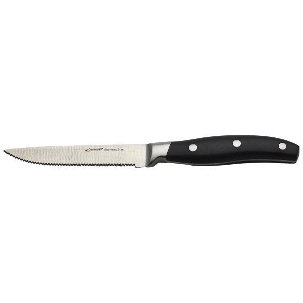 Steak knife Premium with black handle - 22,5cm (12 pcs.)