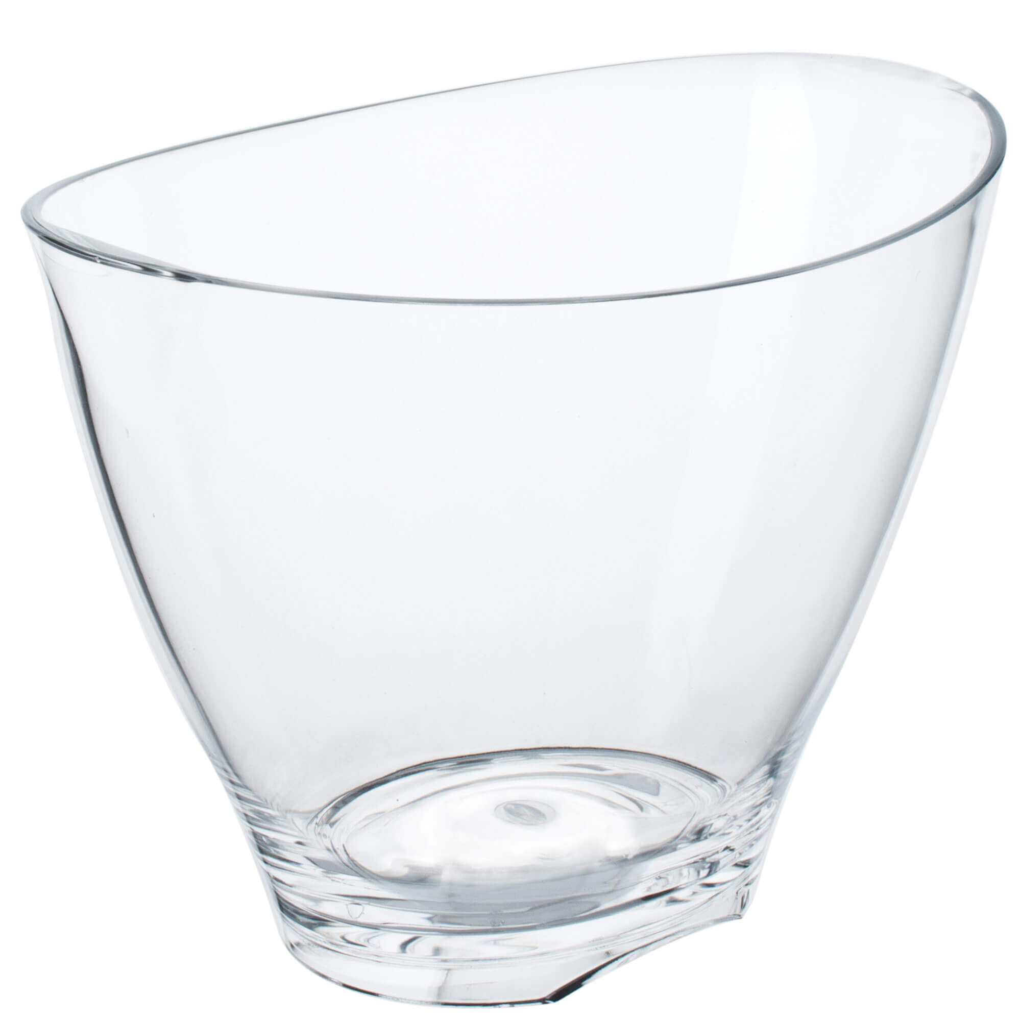 Bottle cooler Acrylic, oval - transparent (1-2 bottles)