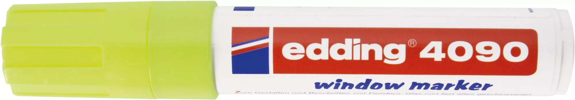 Edding 4090 Window Marker, liquid crayon - neon yellow Edding 4090 Window Marker, liquid crayon - neon yellow