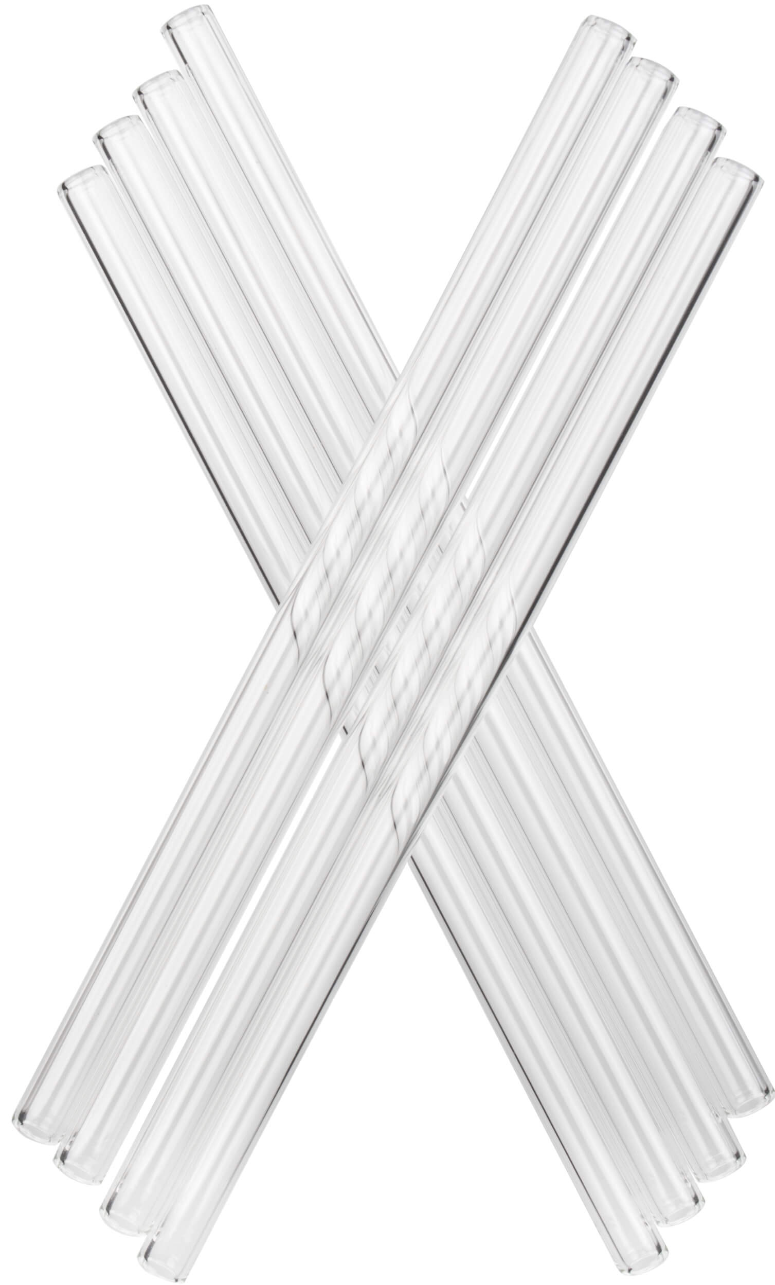 Glass drinking straws Stölzle Lausitz - 9x200mm (50 pcs.)