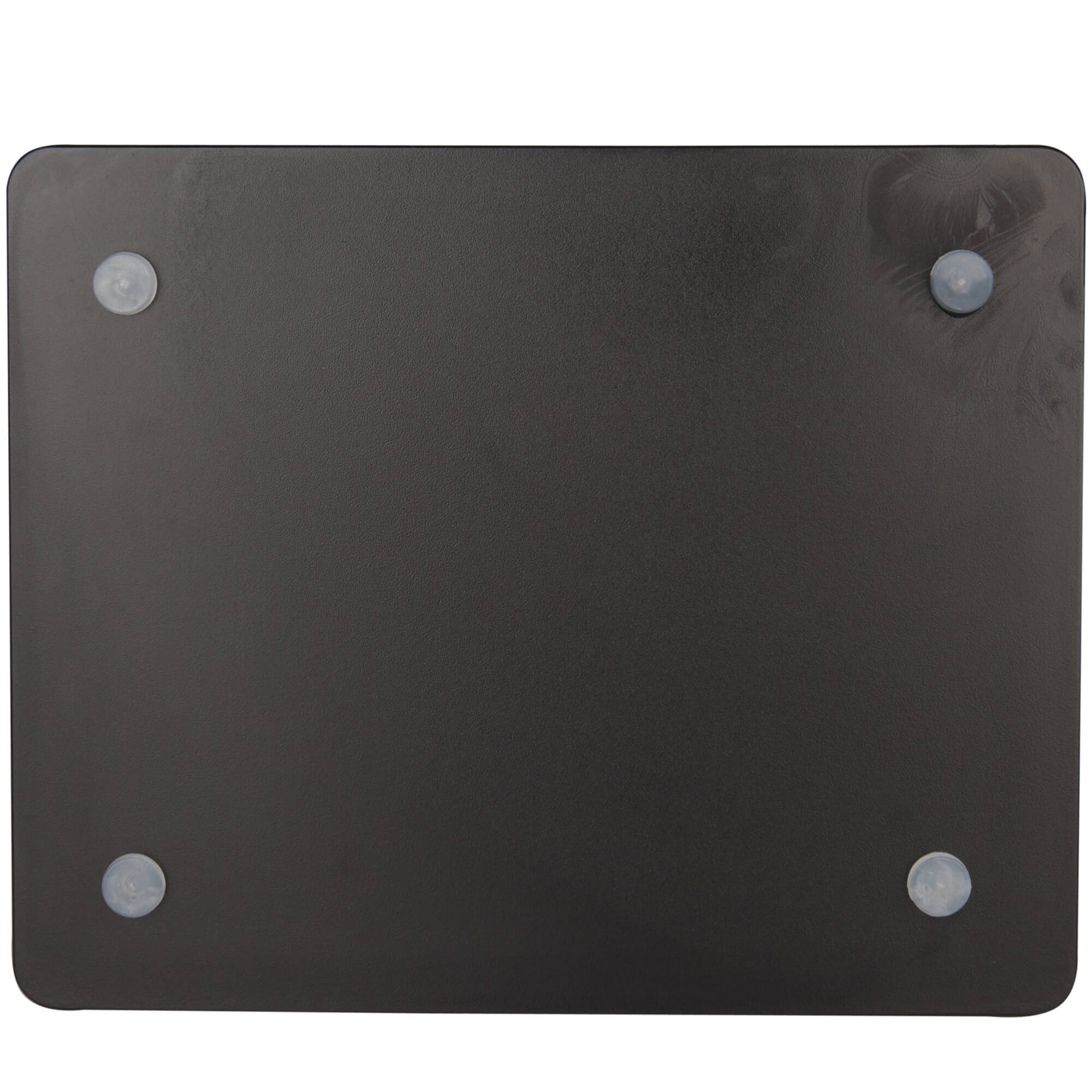 Cutting board with juice groove, HDPE black - 32,5x26,5x1,4cm