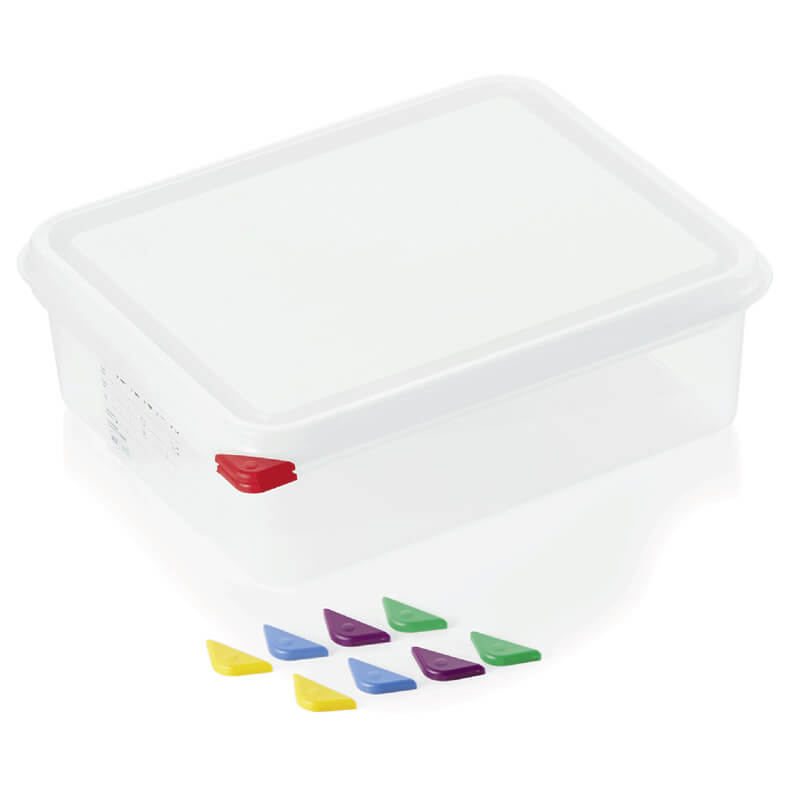 GN Container 1/2 set incl. lid, PP - 6,5l / H 10cm