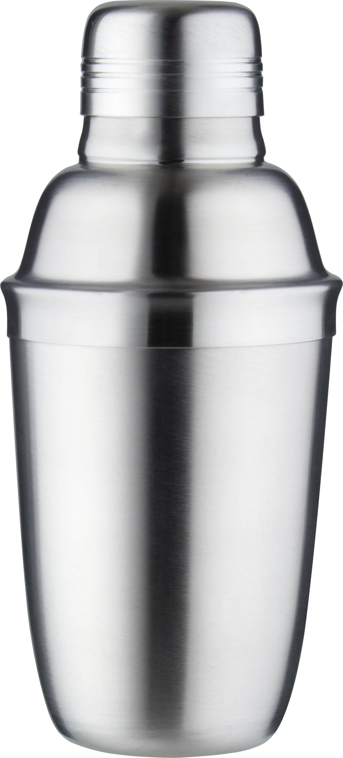 Mini Cocktail shaker, tripartite, stainless steel, 300ml