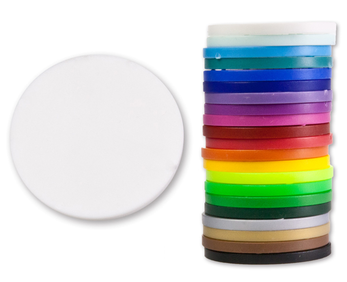 Tokens 2,5 x 30mm - various colors (1000 pcs.)