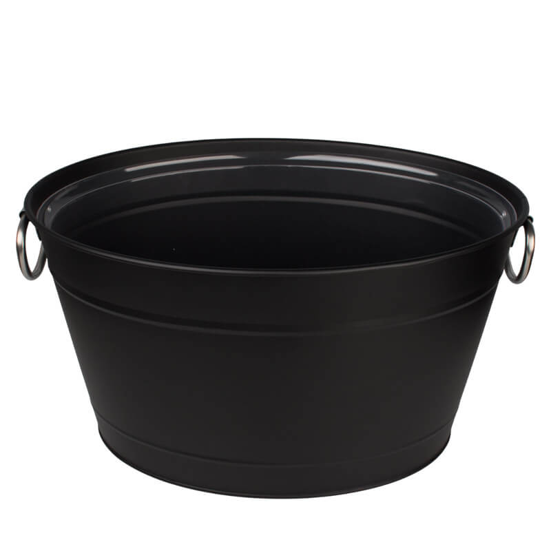 Drinks tub black with insert - 40x28x22cm Drinks tub black with insert - 40x28x22cm