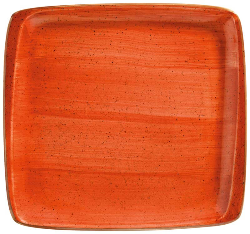 Bonna Aura Terracotta Moove Plate 32x30cm orange - 6 pcs.