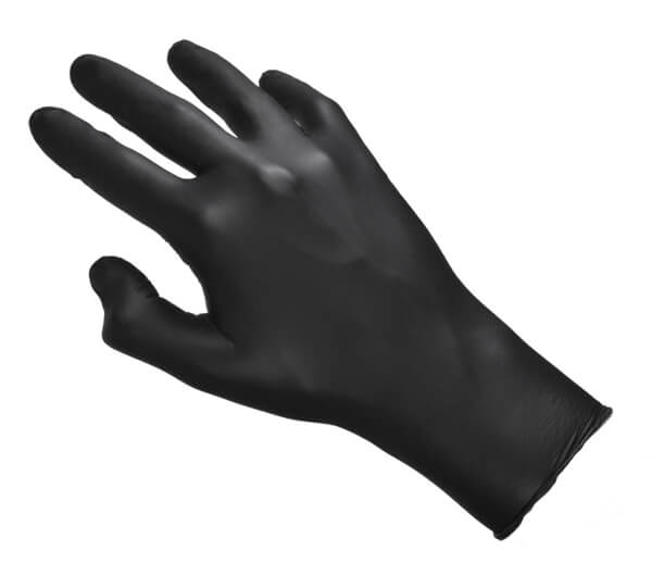 Nitrile gloves, black S (100 pcs.)