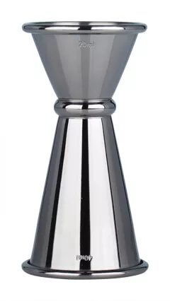 Double jigger Japan Style, gun metal black - stainless steel (20/40ml) Double jigger Japan Style, gun metal black - stainless steel (20/40ml)