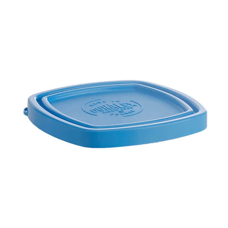 PE-lid blue Lys Carré, Duralex - 9,1x9,1cm (1 pc.)