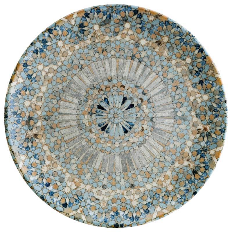 Bonna Luca Mosaic Gourmet Plate 21cm multicoloured - 12 pcs.