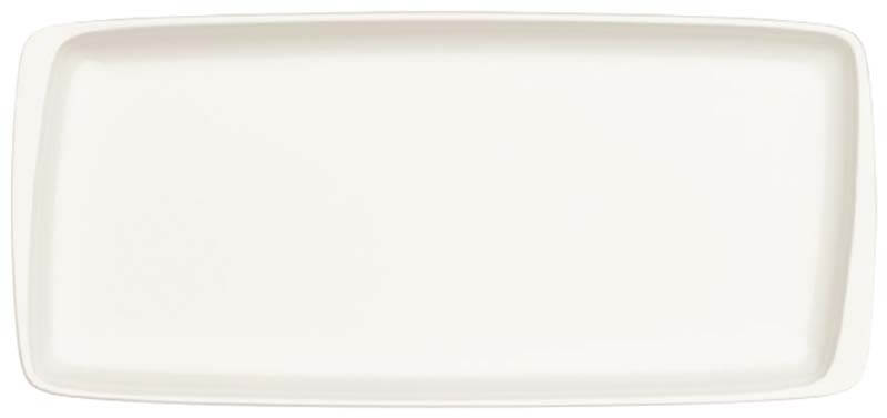 Bonna Moove Cream Plate 34x16cm cream - 12 pcs.