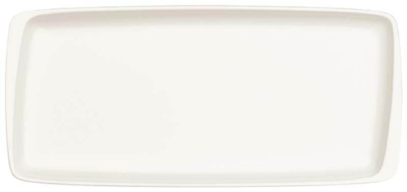 Bonna Moove Cream Plate 34x16cm cream - 12 pcs. Bonna Moove Cream Plate 34x16cm cream - 12 pcs.