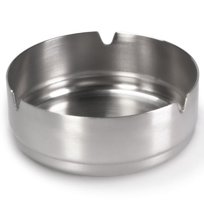 Ashtray - stainless steel (10cm)