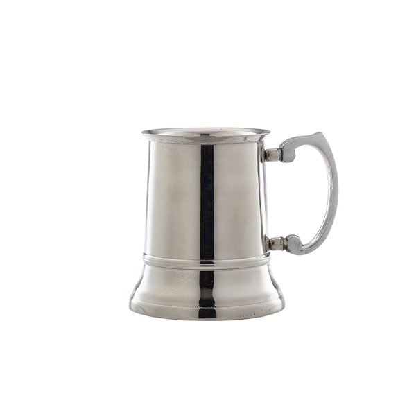 Stainless Steel Beer Tankard - 450ml
