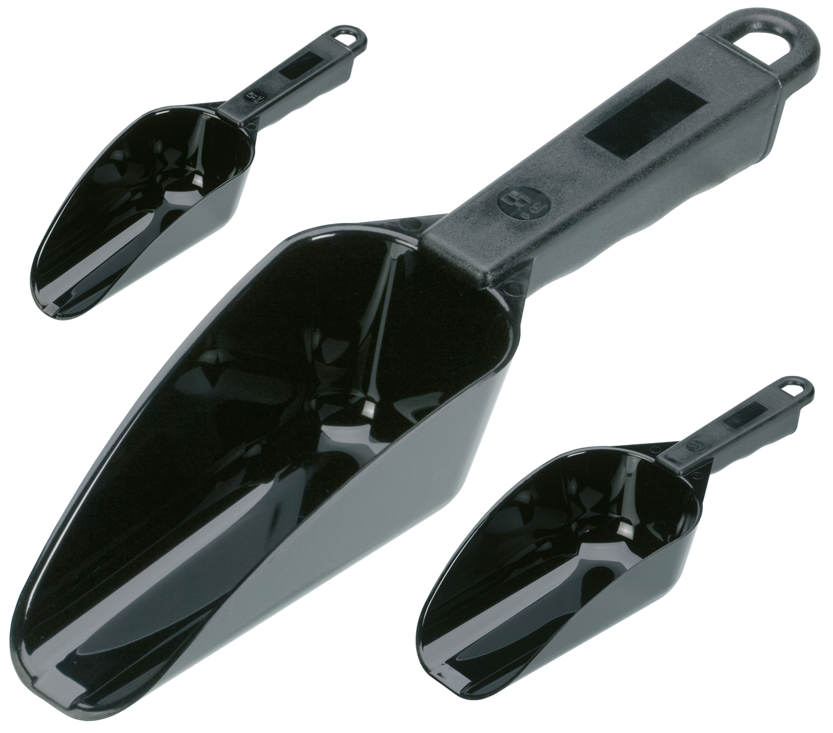 Ice scoop, polycarbonate black - 0,18l