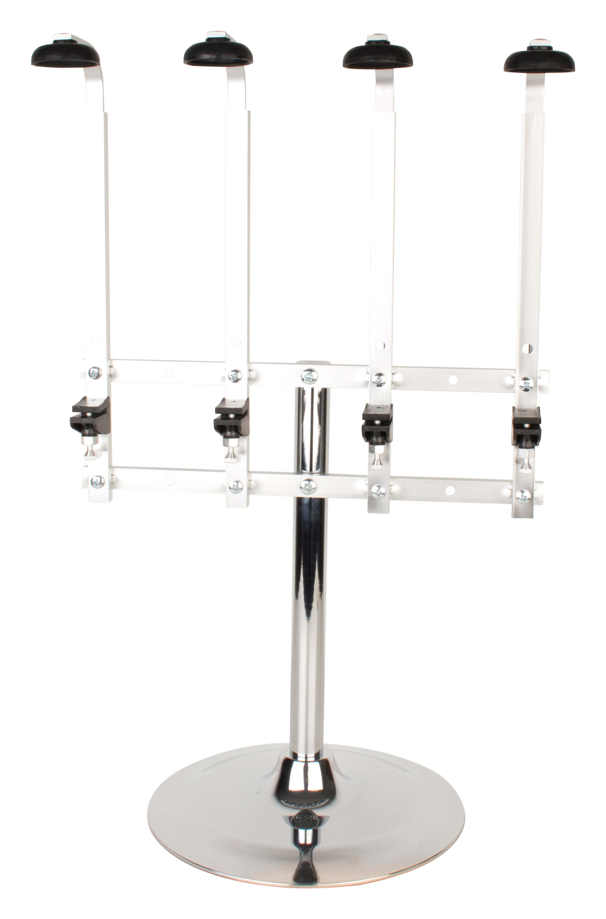 Portable 4 bottle stand, heavy base (0,7l-1,0l)